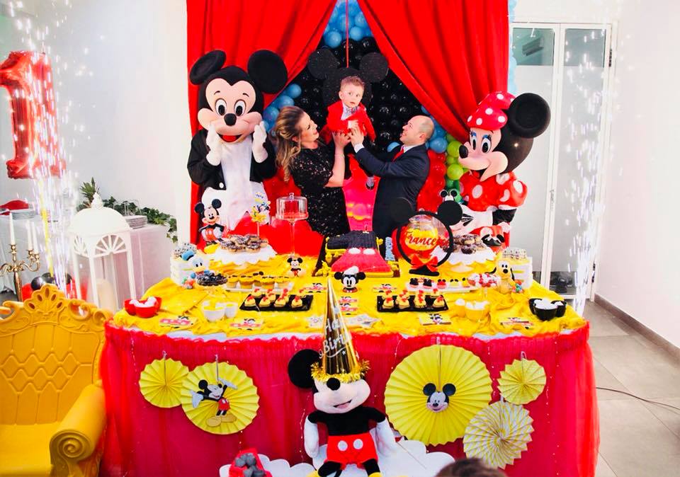 Primo Compleanno Tema Topolino · Villa Palermo - Organizzazione Eventi in  Villa