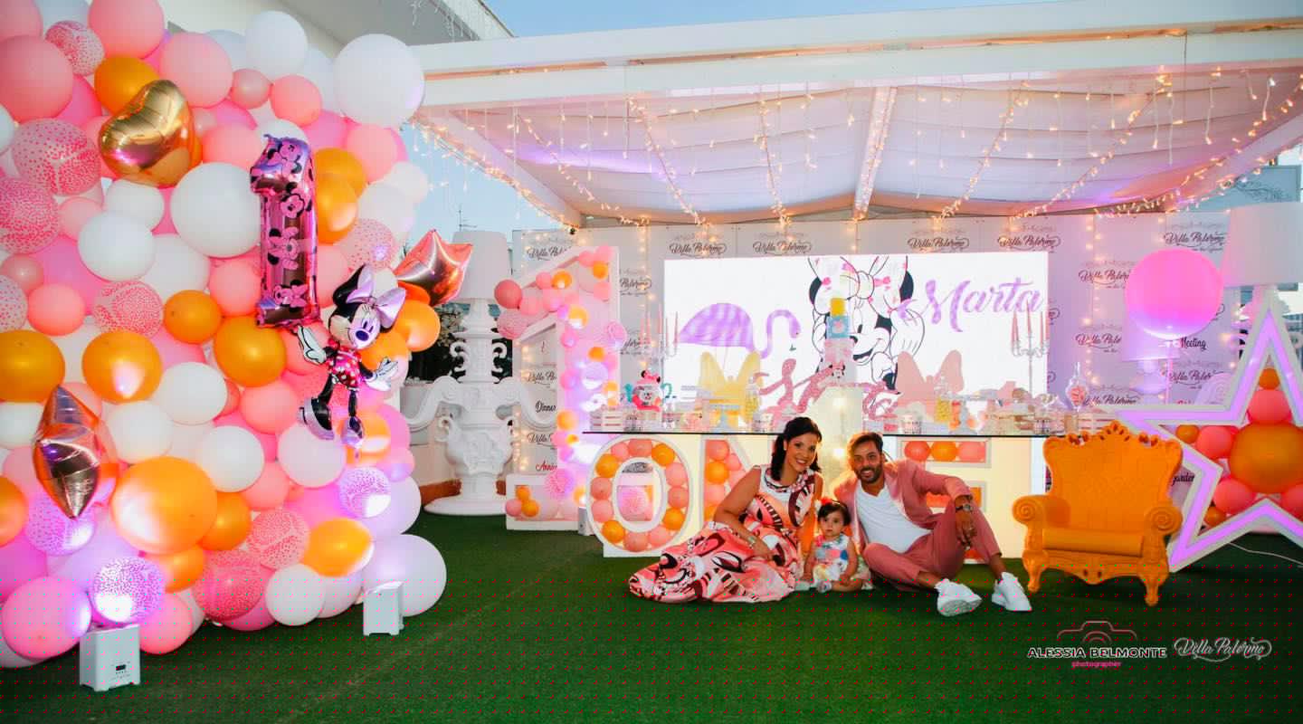 Primo Compleanno Tema Minnie Villa Palermo  - Villa Palermo - Organizzazione Eventi in Villa